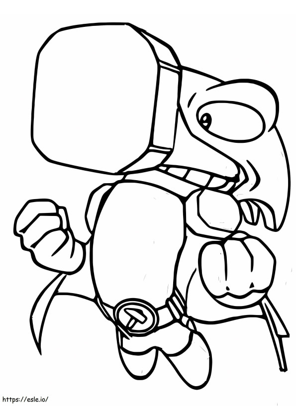 Ironhead Superzings coloring page