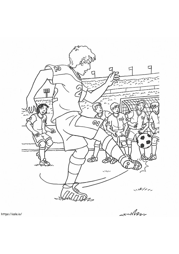 Football Team coloring page