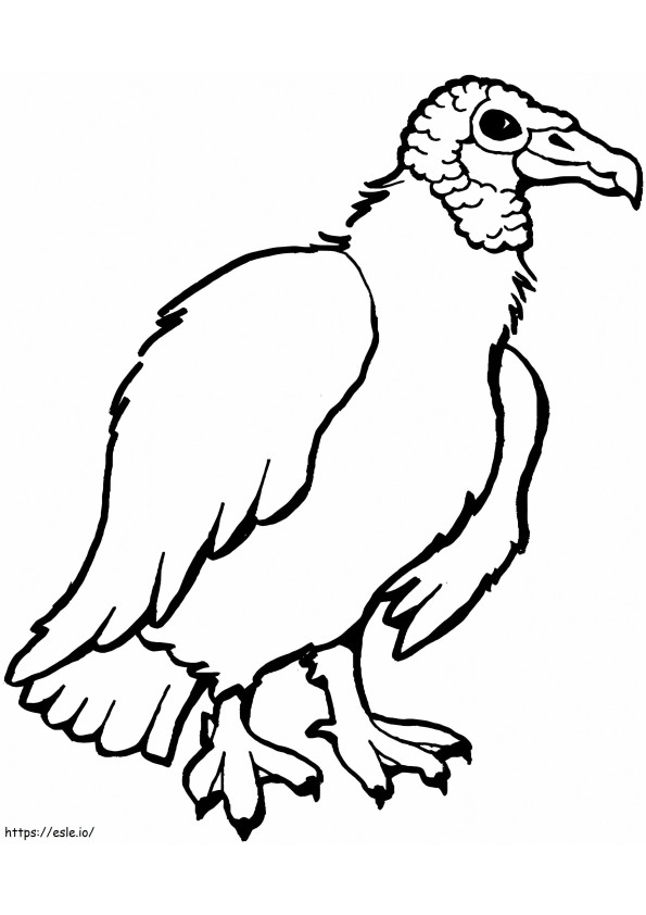 Vulturul Negru 1 de colorat