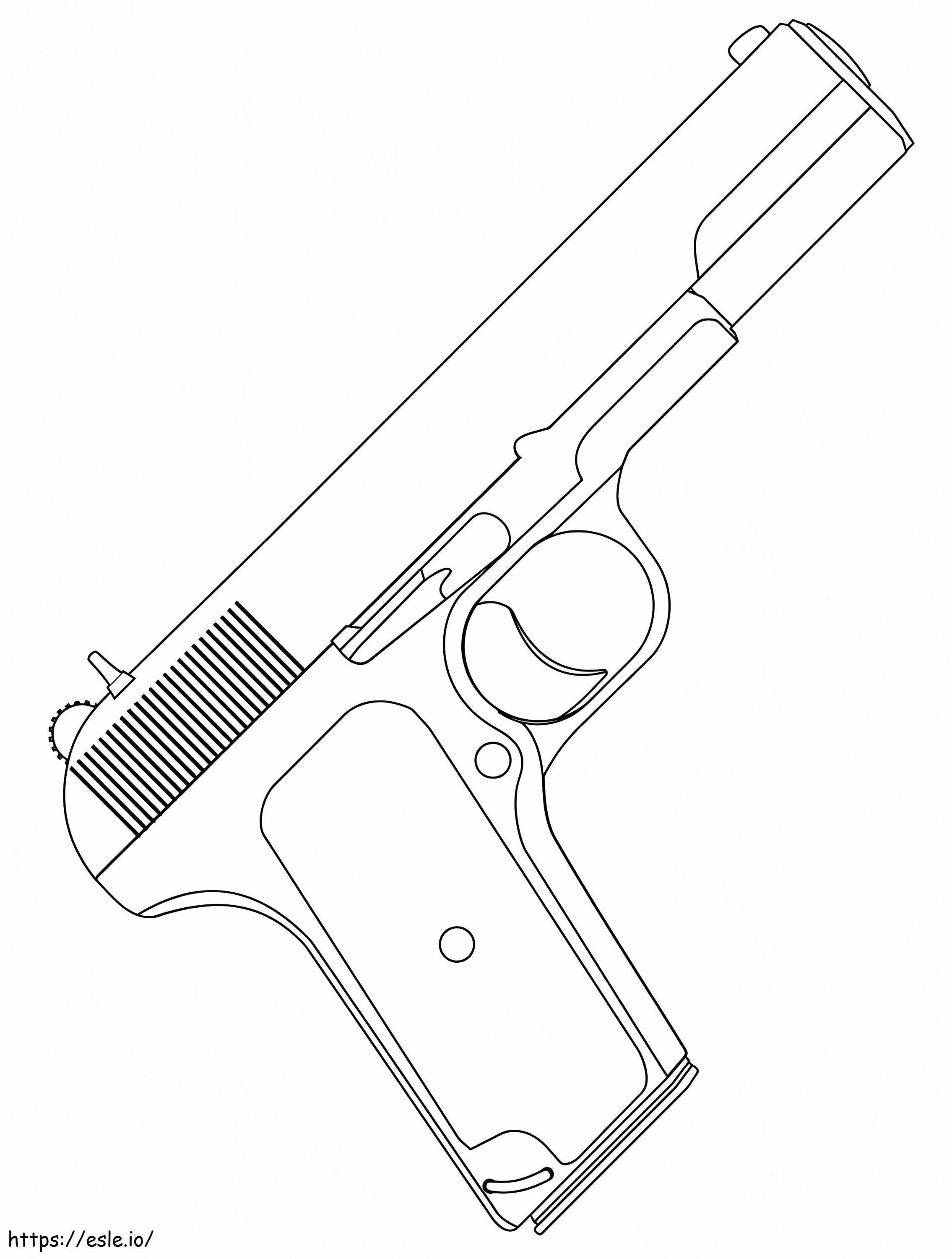 Pistolet kolorowanka