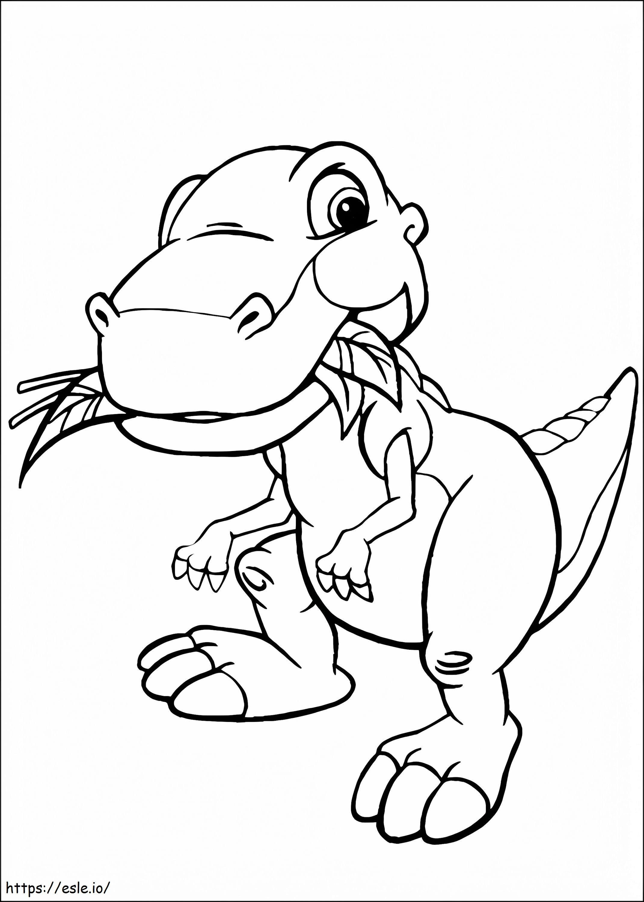 Chomper From The Land Before Time coloring page