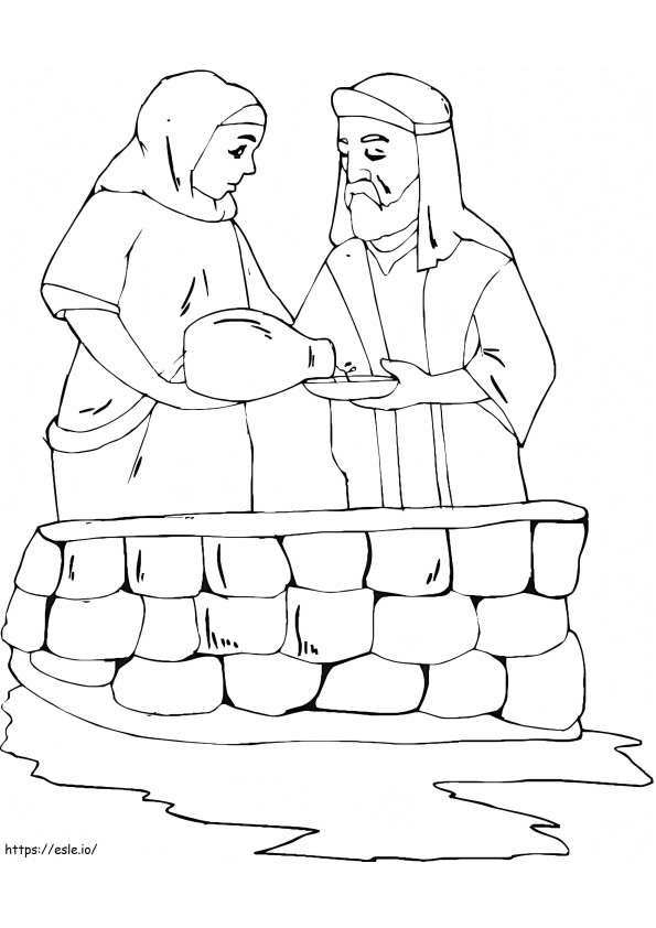 Abraham And Sarah 7 coloring page