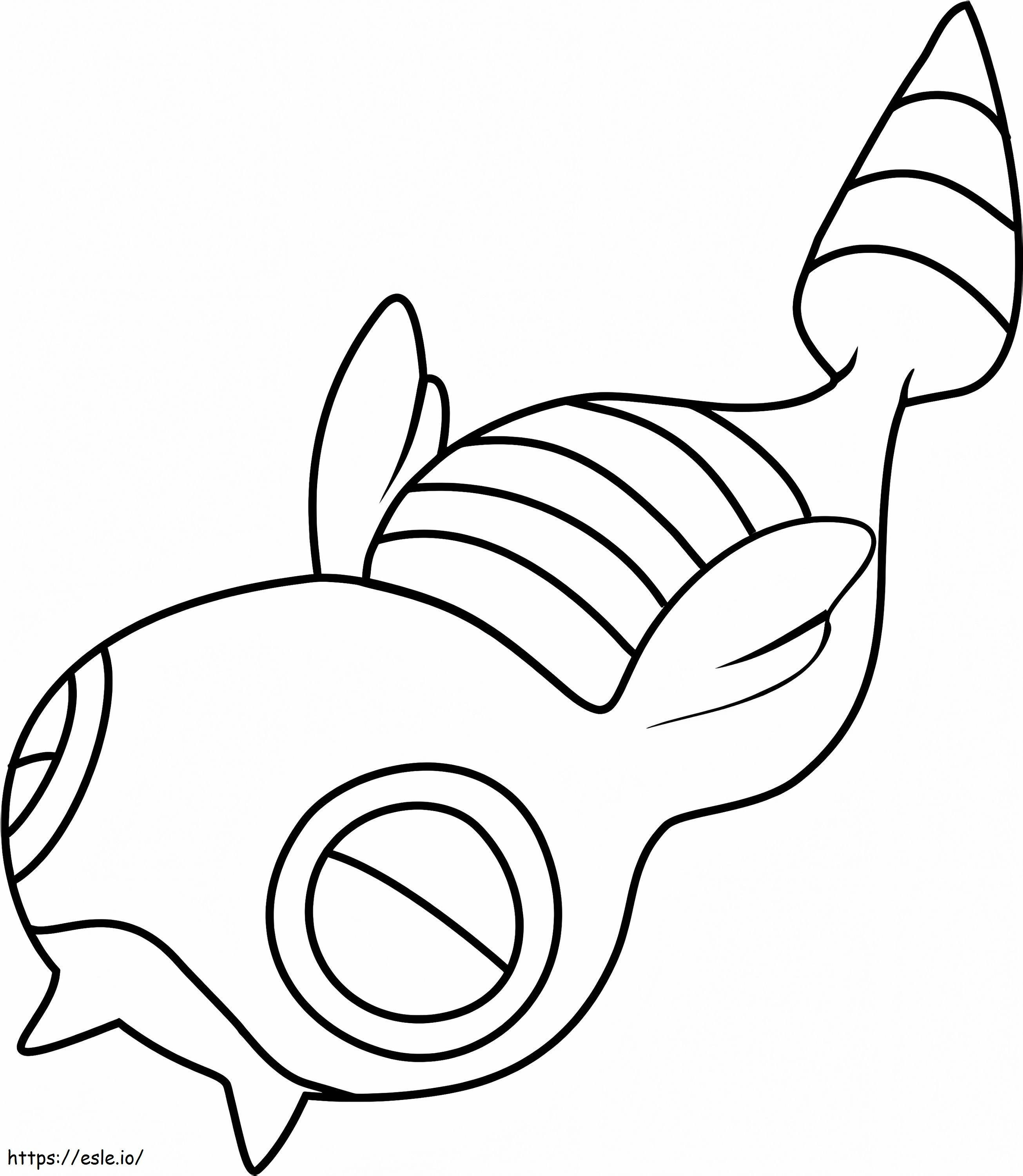 Coloriage Pokémon Dunsparce Gen 2 à imprimer dessin