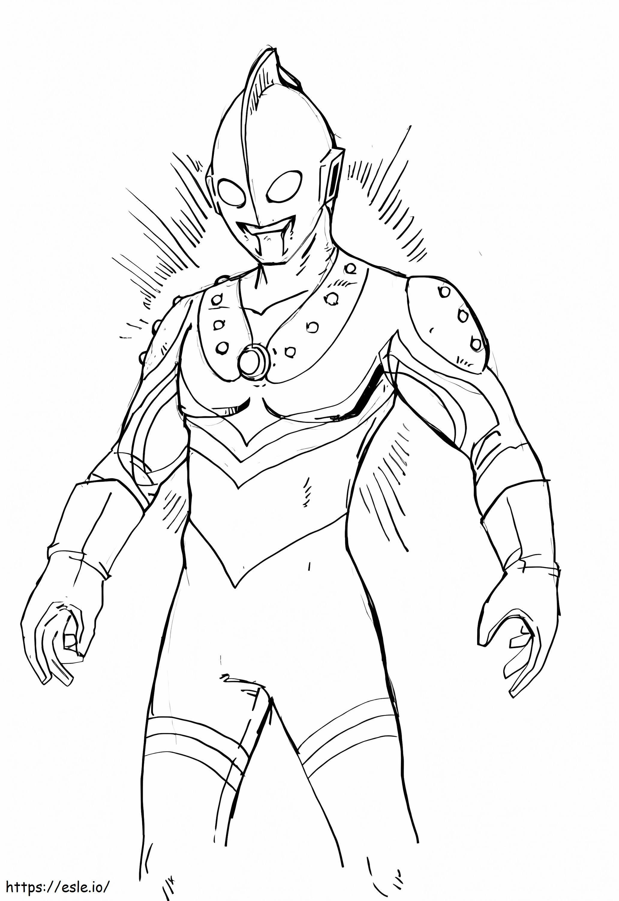 Ultraman 1 para colorir