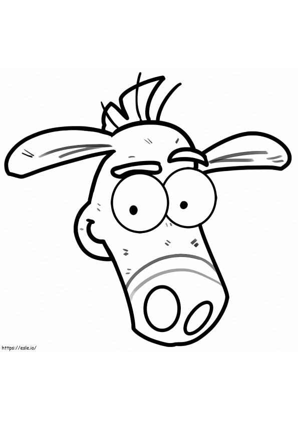 Pony Bramley Face coloring page