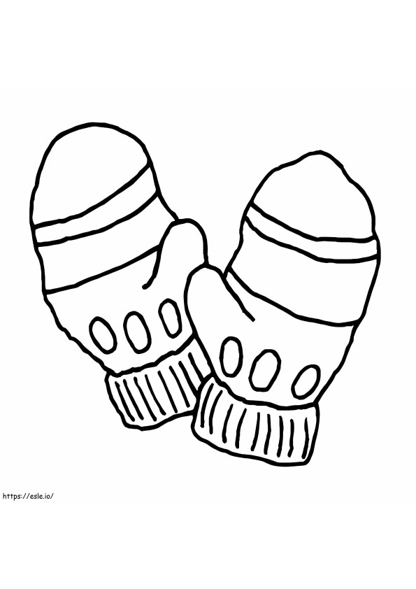 Mittens For Kid coloring page