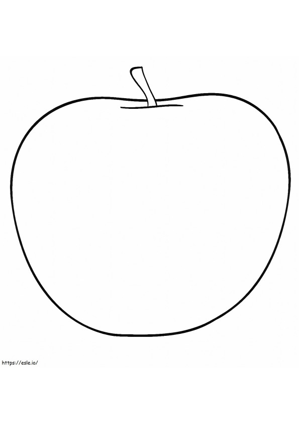 Free Images Of Apple coloring page