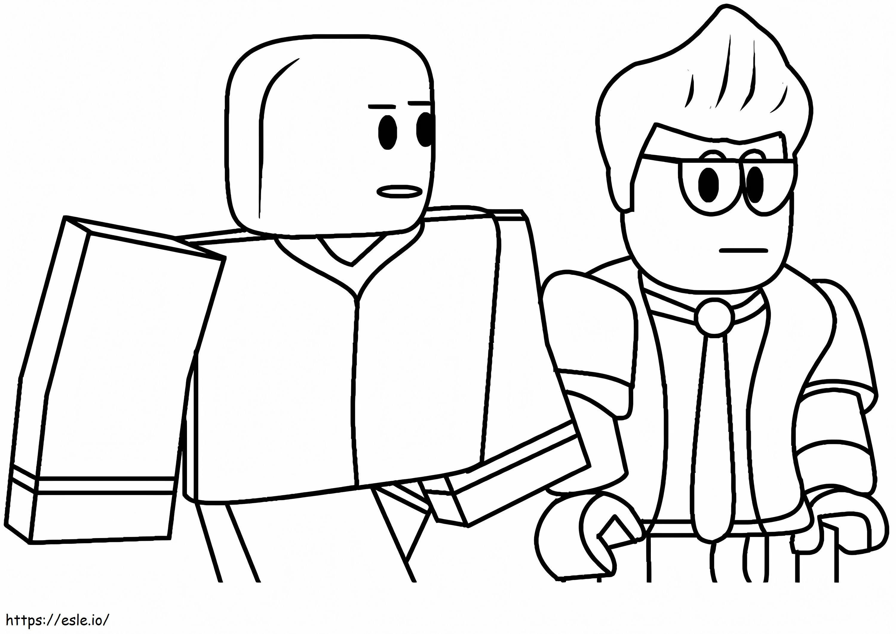 Roblox Game coloring page