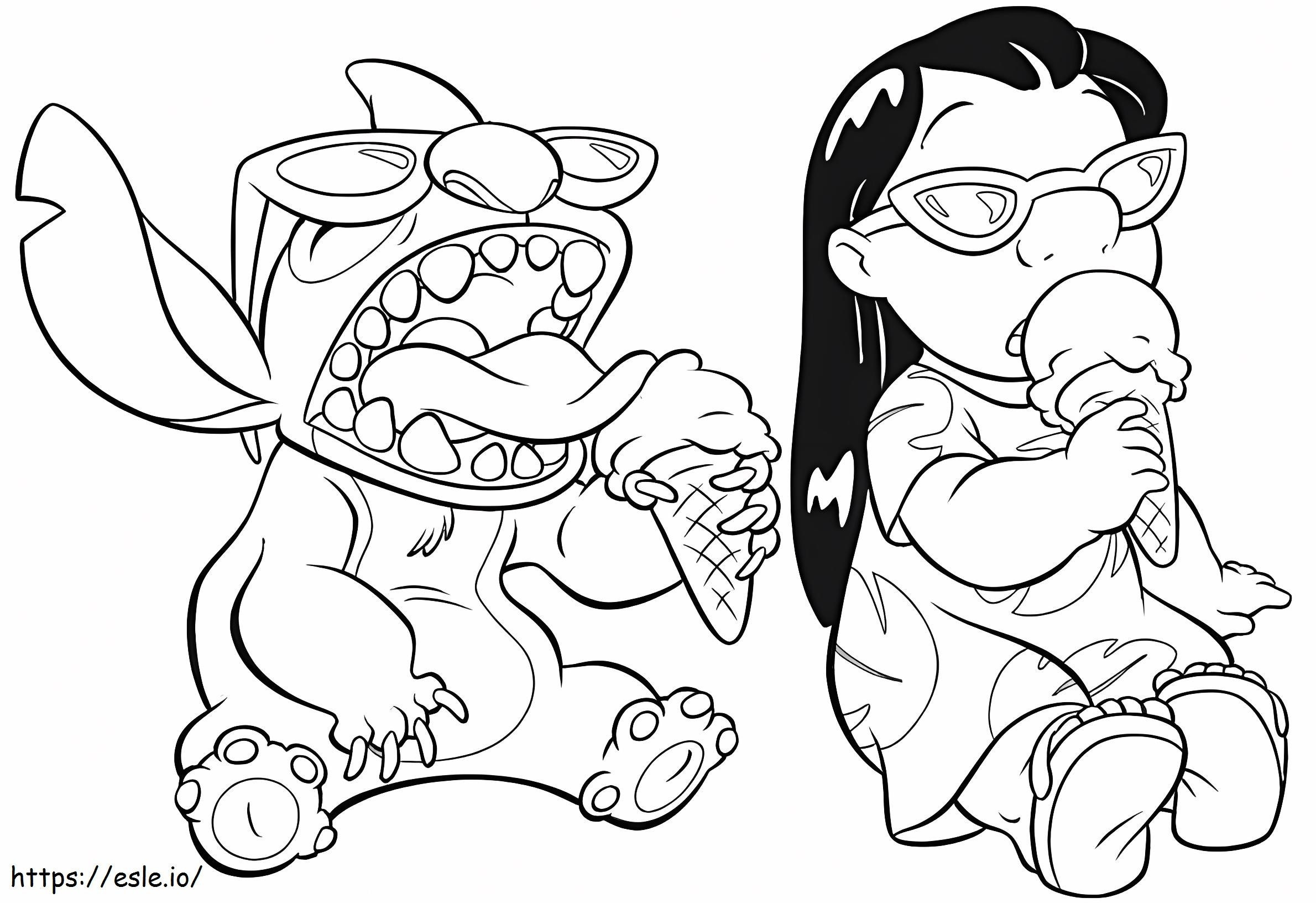 Lilo And Stitch 2 coloring page