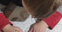 Educación saludable y desarrollo de la concentración de los niños a través de dibujos para colorear.