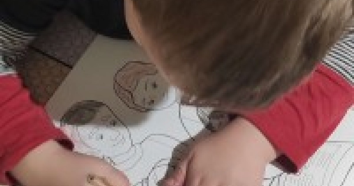 Healthy upbringing and development of children’s concentration through coloring pages
