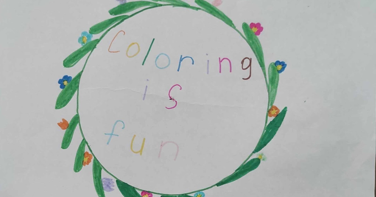 Coloring activities must be fun for kids and help them understand they are useful
